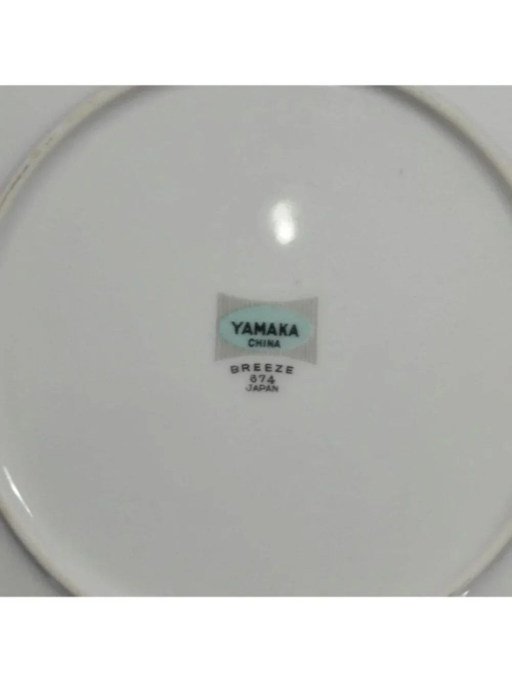 Yamaka Breeze Salad Plate Set 674 Pink Brown and Green Leaves 1950s MCM Set of 2